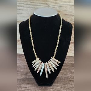 Romance stone necklace